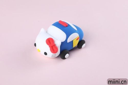kitty猫小汽车的粘土制作步骤教程