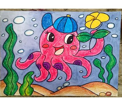 儿童画 插画 简笔画 涂鸦 卡通画 壁纸 素材 蜡笔画 水彩笔 装饰画