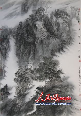 王跃奎山水作品艺术赏析