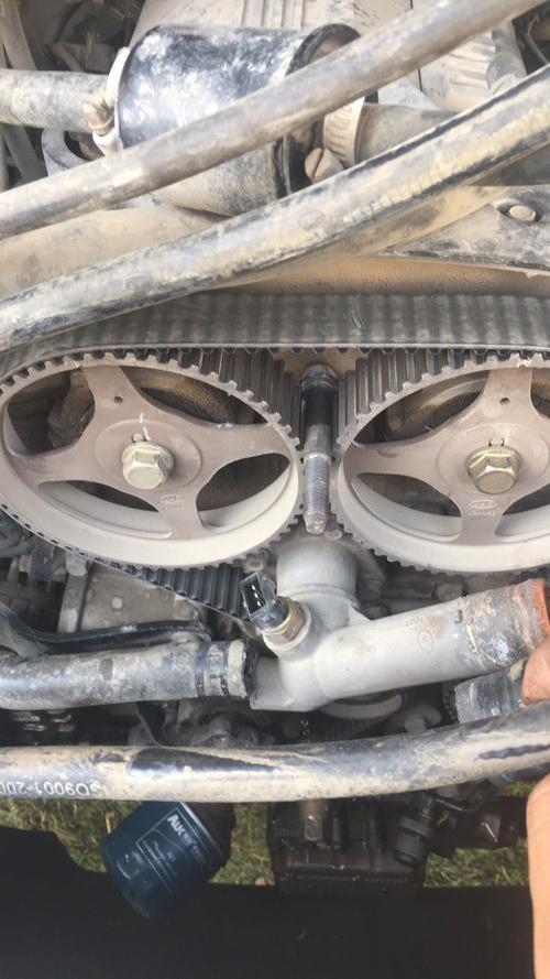 雪佛兰乐风09款1.4排量正时皮带安装图