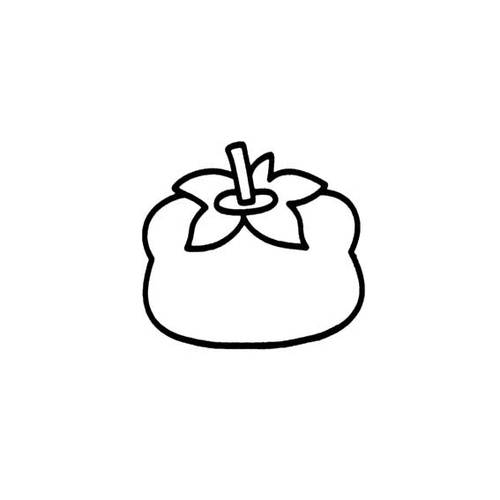 柿子简笔画柿子简笔画儿童