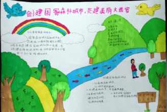 高级创森主题手抄报 主题手抄报