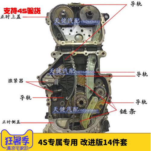 正时套装 ea888 途观新帕萨特明锐昊锐迈腾正时链条导轨涨紧器套装