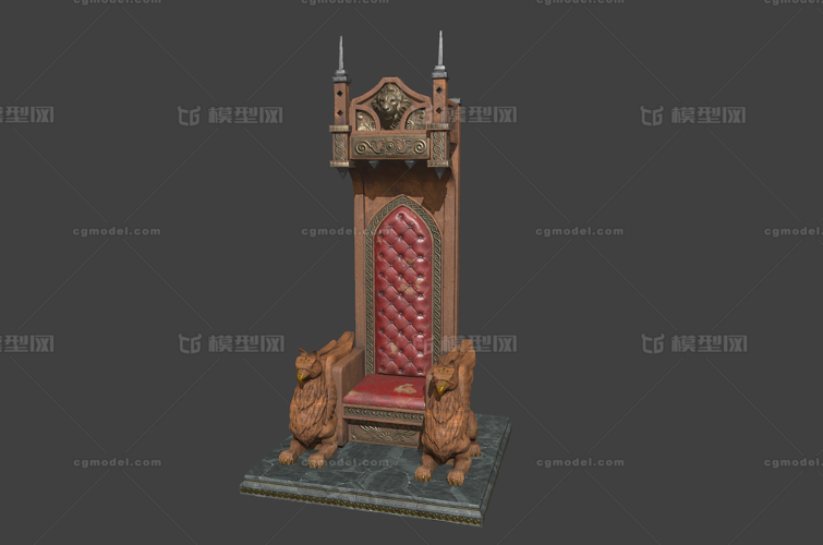 312 pbr次世代 国王 宝座 王座 _xxtmer19作品_场景