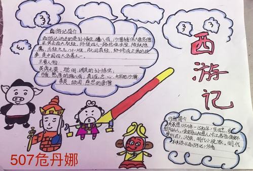 名著芬芳 纸短情长——快为你心仪的四大名著手抄报投