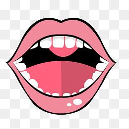 卡通的五官头像