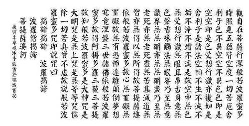 菠萝蜜心经颜体书法