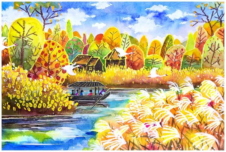 一等奖《金秋飞芦》王奕凯