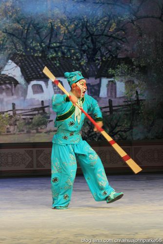 天津市青年京剧团在天津中华剧院上演京剧《五百年后孙悟空》剧照