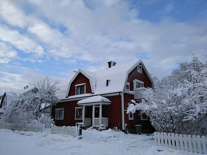 北欧的冬季——瑞典伊斯拉维德(2)之雪后街景