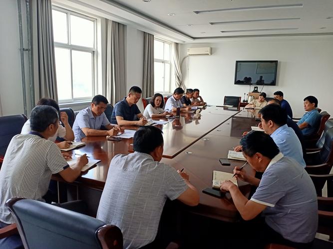 市人大代表,胡村乡党委书记李炜召开文明城创建工作加压推进会议