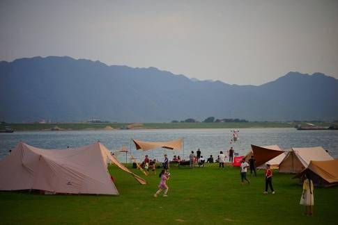 空中赏江岛美景,肇庆砚洲岛成国庆旅游热门地