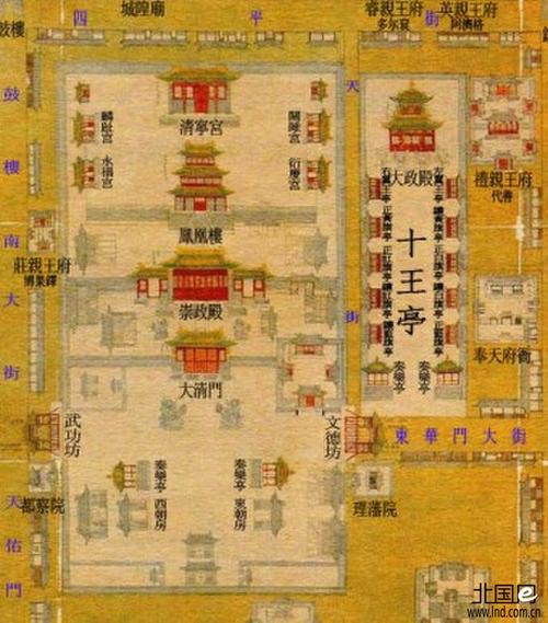 沈阳故宫最早地图曝光