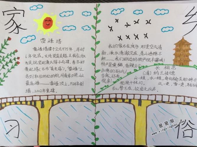 家乡习俗手抄报图片大全