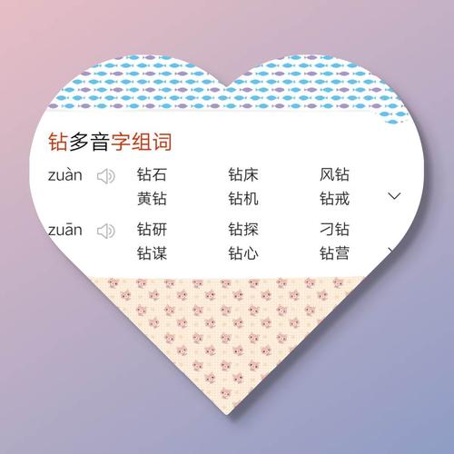 "钻"多音字组词.