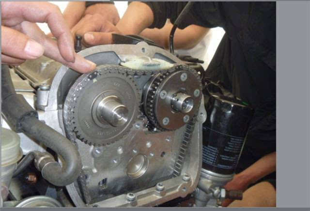 大众途观正时的安装方法