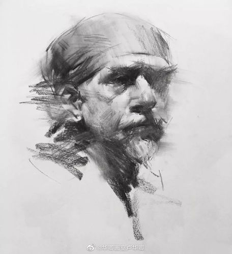 木炭素描的释放