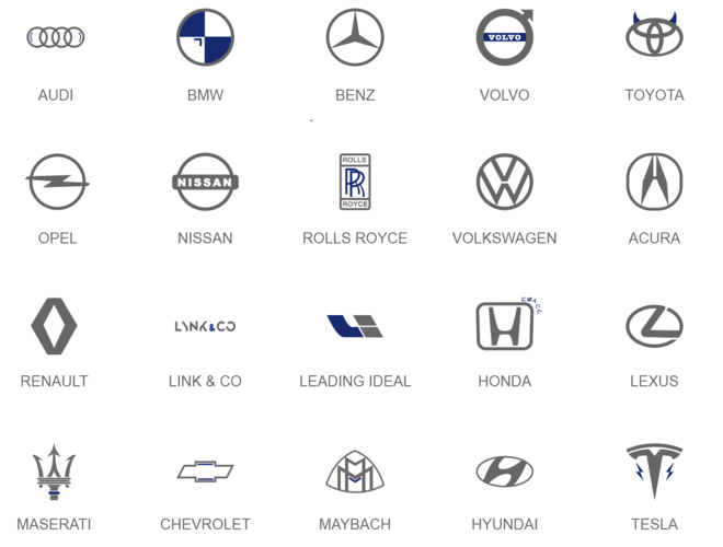 车标60个三种风格