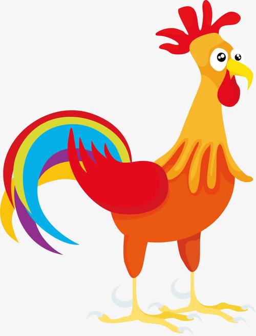 关键词 : 卡通,彩色,公鸡,尾巴,翅膀,免抠png,唯美