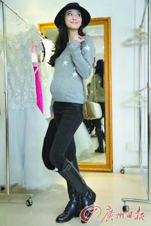 吴佩慈怀孕八月被批肚子小回应要科学养胎图