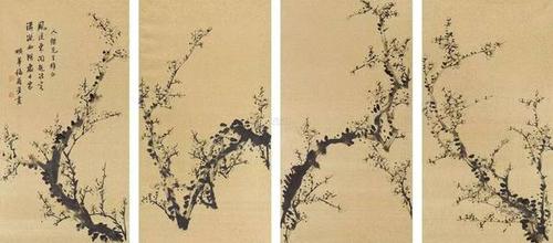 信纸精致年代的梅花雅事