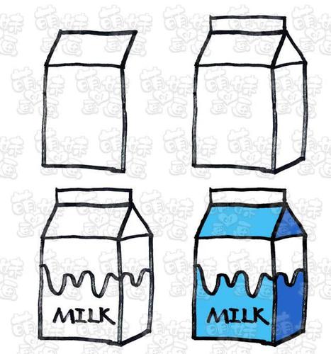 美味又可爱的早餐简笔画,画在手账或手抄报上吧