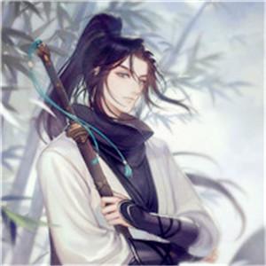 手绘古风意境帅哥头像图片冷似寒冰的精芒剑客