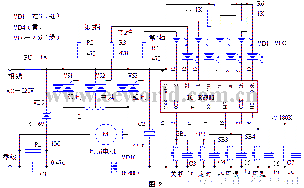 双向可控硅mac97a6详解及其的应用电路