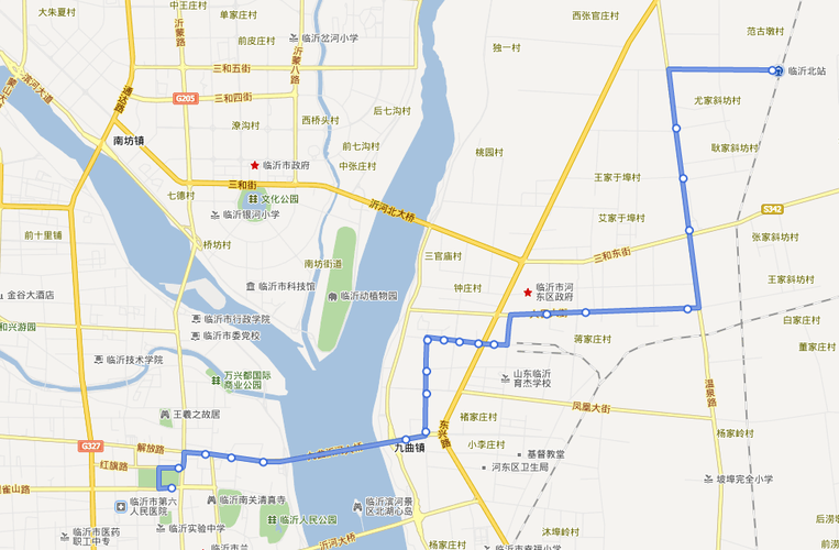市30路公交线路图) 沿线公交车站: 1 2 3 4 5 6 7 8 9 10 11 12 13 14