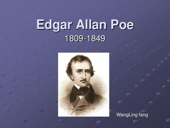 文学史edgar allan poe_2ppt