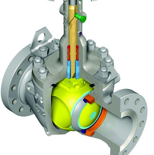 轨道球阀的工作原理