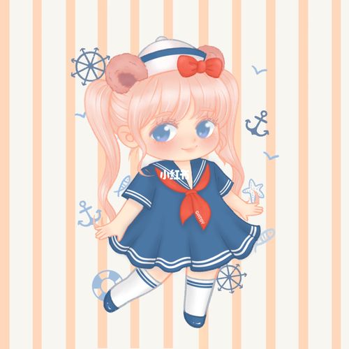 达菲和雪莉玫的拟人头像