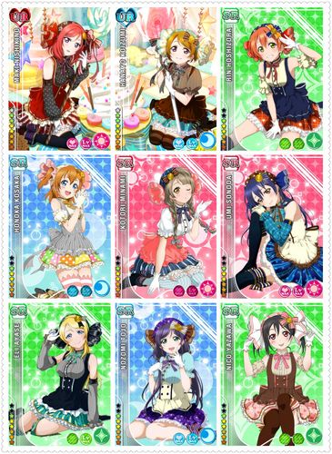 lovelive糖果觉醒全员卡牌