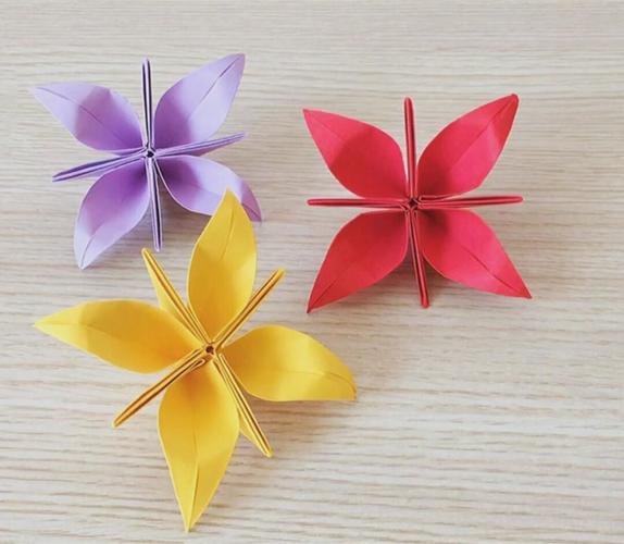 立体花折纸教程,步骤详细,简单易学!_折纸_教程_艺术感_兴趣爱好_手工