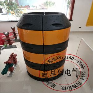 电杆防撞墩 圆形电线杆防撞桶 反光防撞桶防护墩 电杆防撞警示墩
