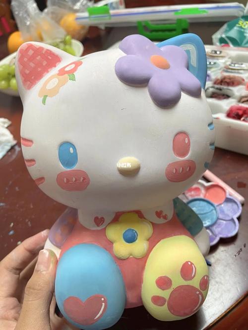 hello kitty|石膏娃娃涂色_凯蒂猫怎么样_diy_hellokitty_石膏娃娃
