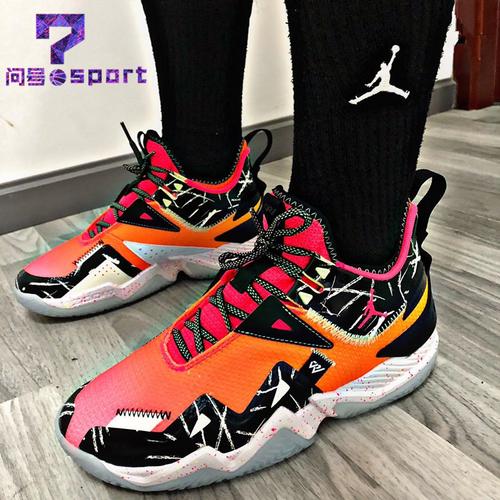 jordan westbrook one take简版威少3代日落东单篮球鞋cj