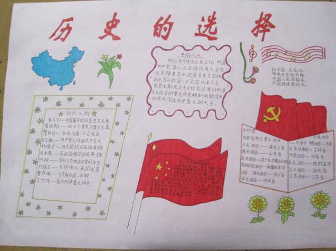 历史手抄报资料,历史的选择 历史选择手抄报
