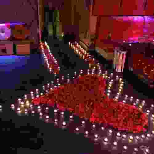 5款室内求婚场景布置图片大全 ktv求婚现场场地布置浪漫空间设计图