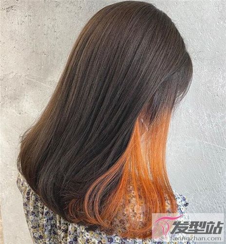 时尚流行"隐藏染" 年轻女生适合的挑染