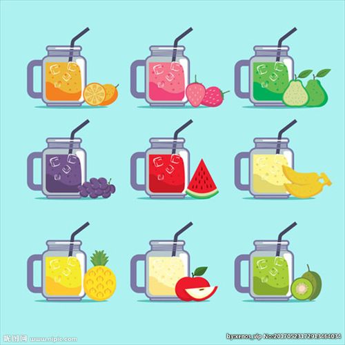 卡通果汁系列图片