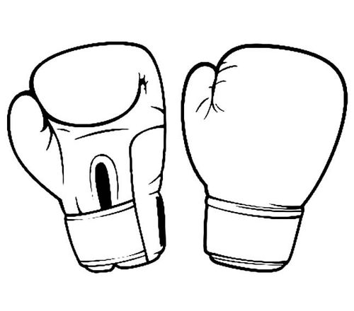 拳击手套的简笔画图片大全