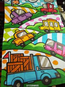 车的简笔画儿童画 简笔画图片大全-蒲城教育文学网