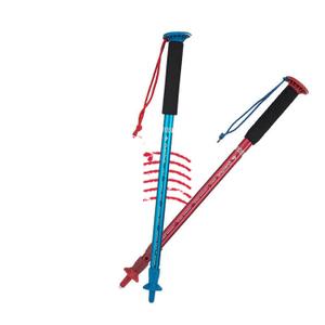 迪卡侬 户外伸缩登山杖 轻盈徒步折叠多功能防身合金 quechua tb