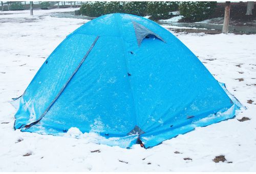 凯思户外帐篷 双人双层铝杆轻巧便携野营四季帐 雪裙露营帐篷