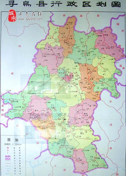 寻乌县行政划分