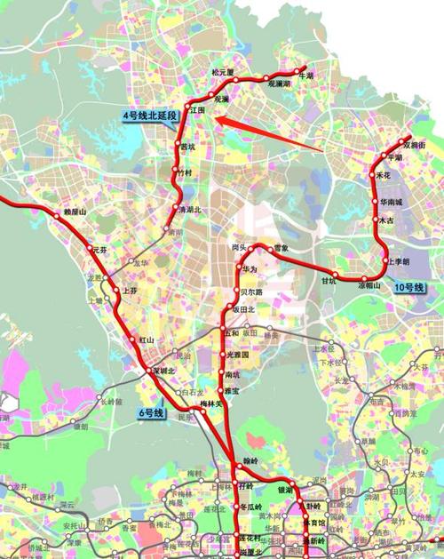 观澜4号线全解析,旧改密集