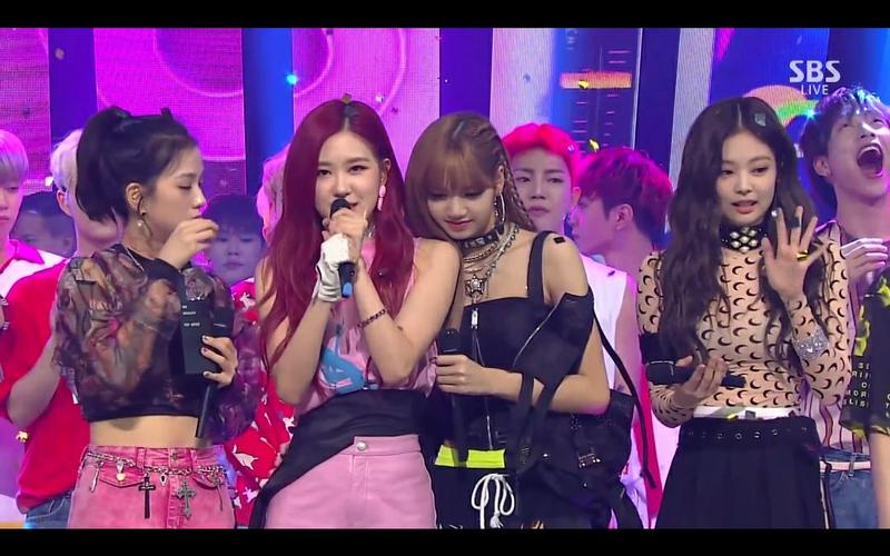 180624打歌舞台合集blackpink一位受赏