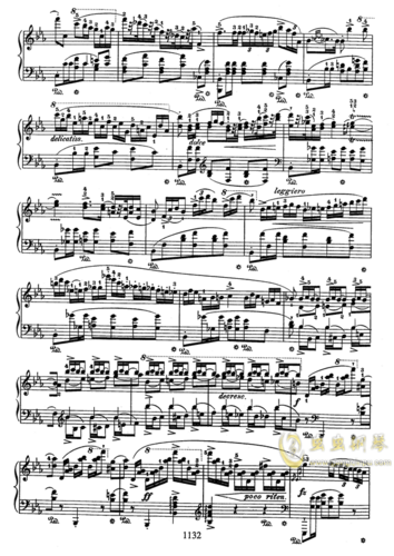 chopinop22andantespianatograndepolonaise钢琴谱五线谱