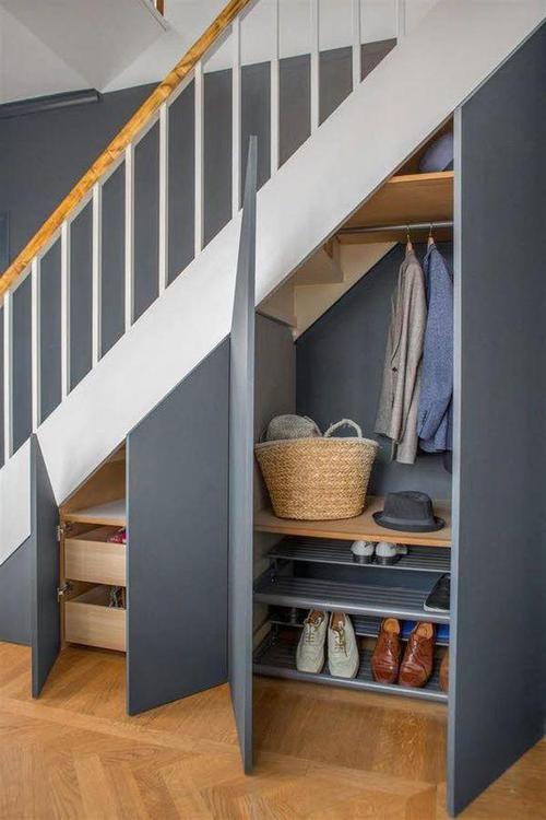 复式房必看丨楼梯下的空间这样利用